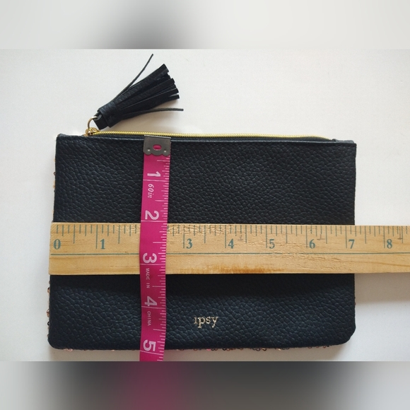 Lot of 9 Makeup Bag Pouches Multicolor  IPSY Glam Bag| Clinique| Lancôme| & more - Picture 5 of 15